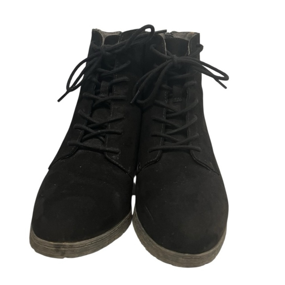 Dr. Scholl's | Women's Laurence Lace‎ Up Booties Black 8.5 - Picture 5 of 14